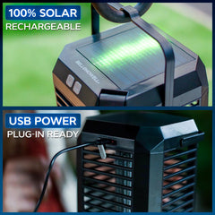 Side view of Bell+Howell Rogue Bug Zapper with LED light