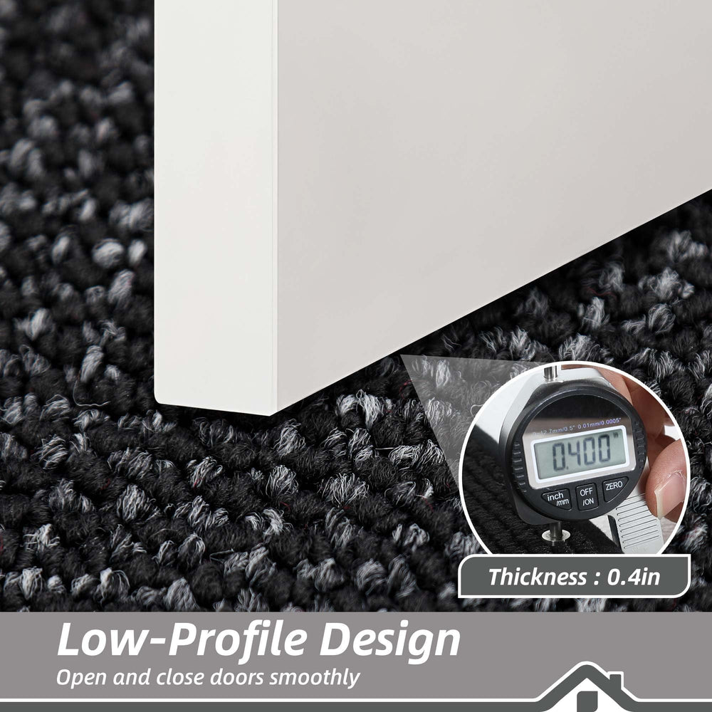 Side view of BEQHAUSE Indoor Door Mat low profile