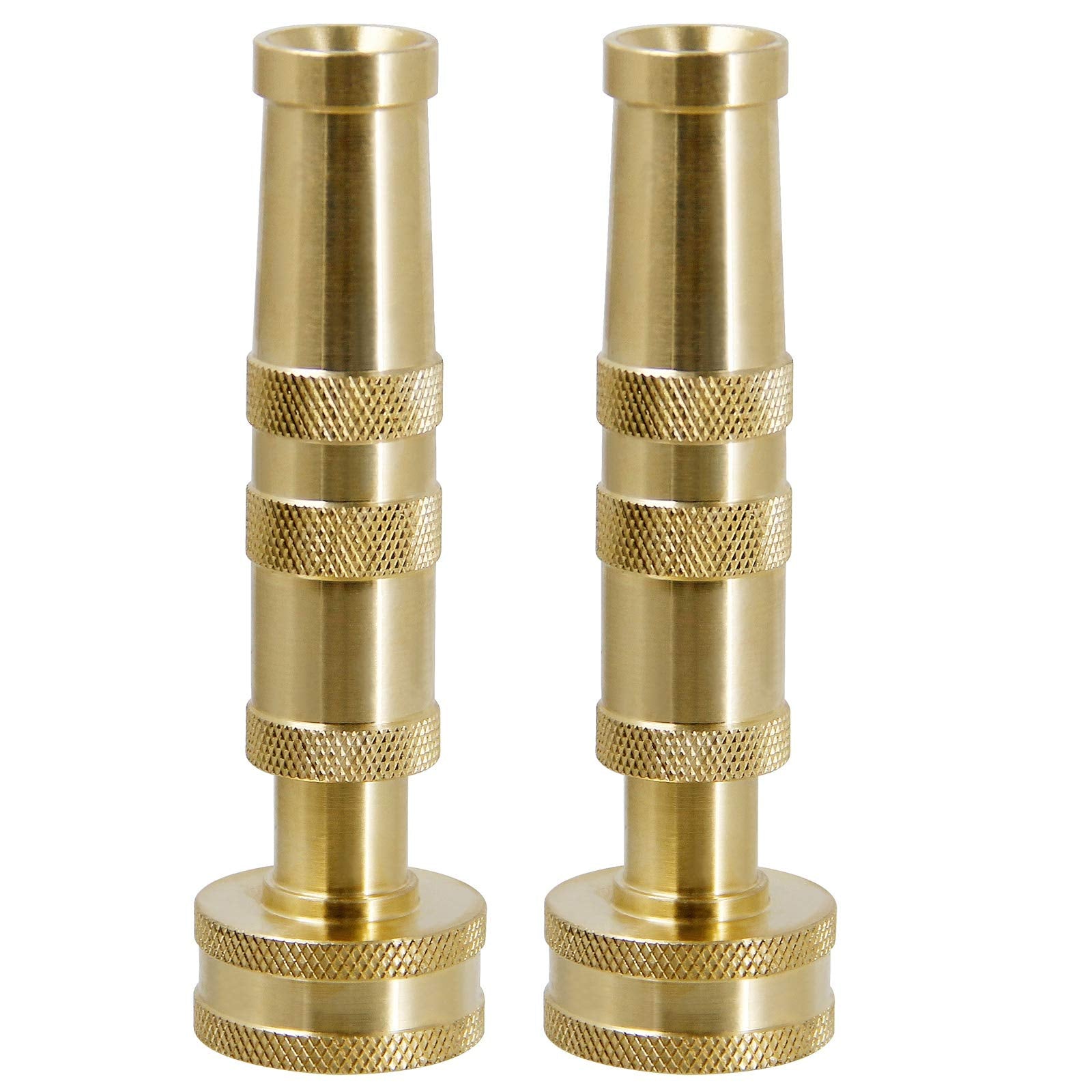 Side view of Biswing Brass Hose Nozzle
