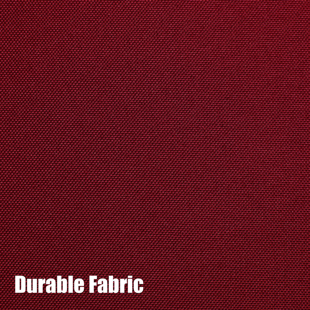 Side view of BONZER outdoor curtain with grommets