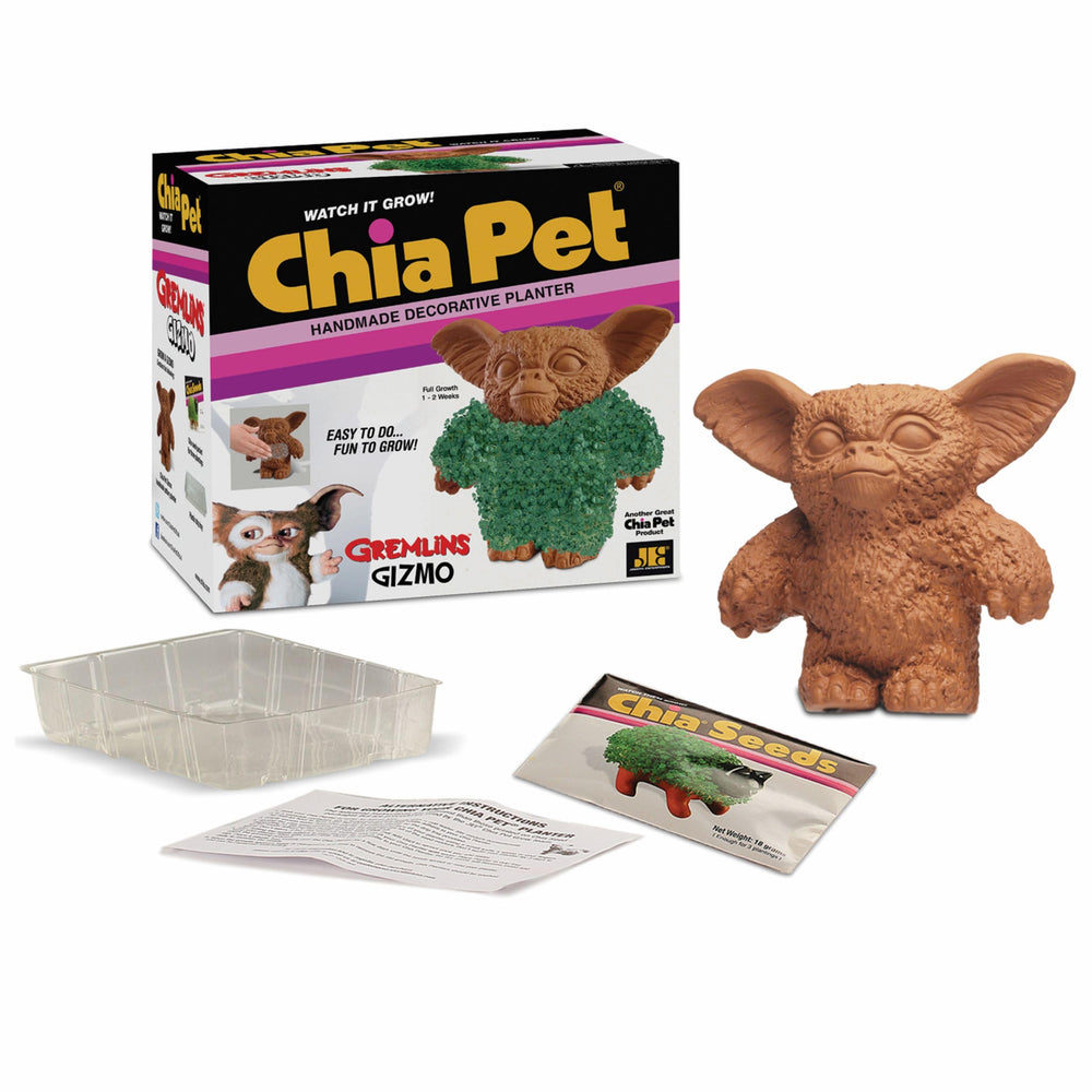 Side view of Chia Pet Gremlins Gizmo planter