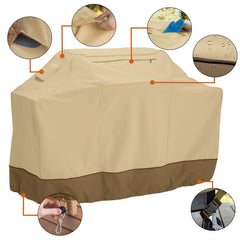 Side view of Classic Accessories Veranda 58-inch Grill Cover