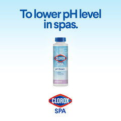 Side view of CLOROX Pool&Spa Spa pH Down container