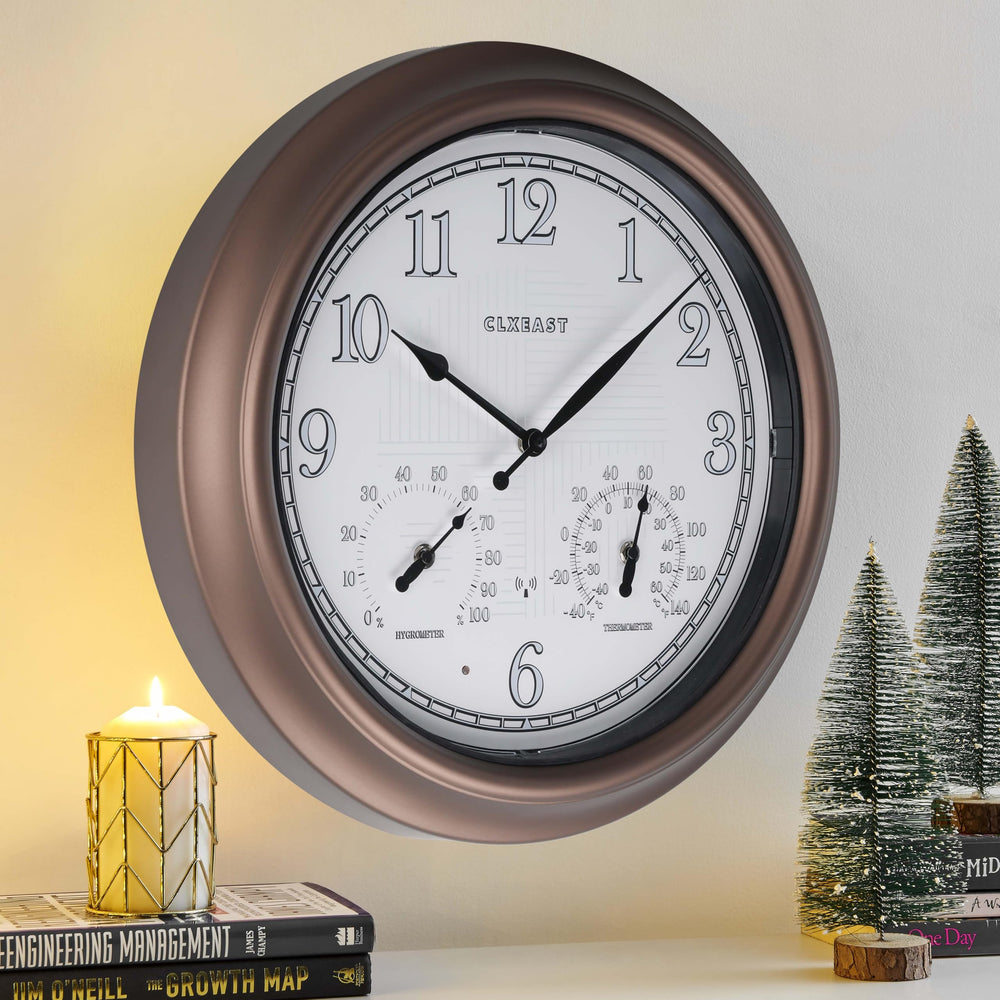 Side view of CLXEAST illuminated atomic clock