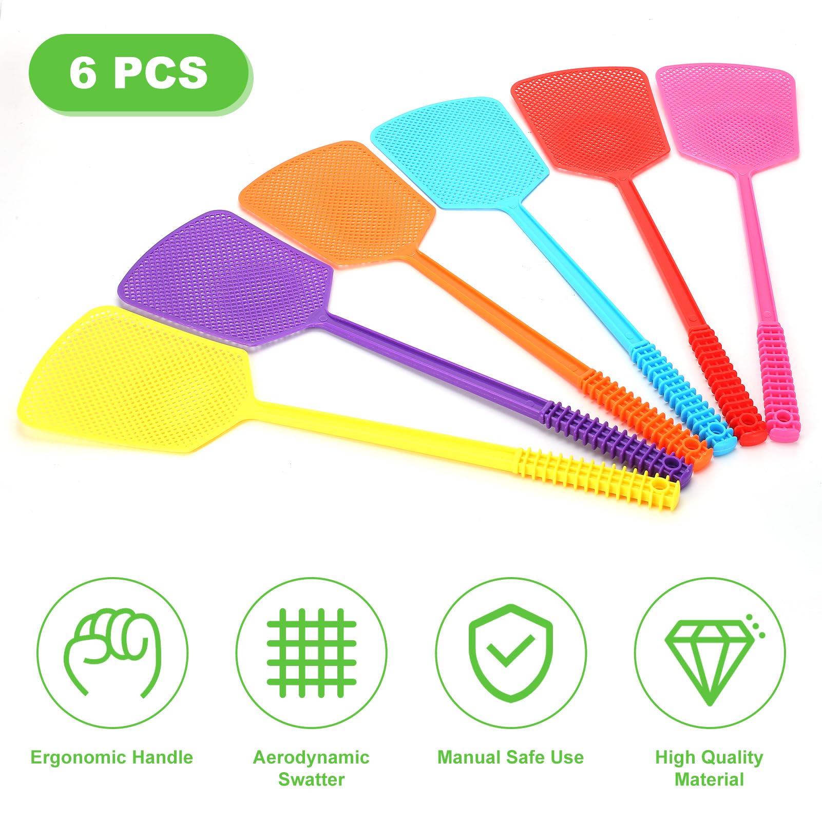 Side view of CONDRA FIELD Fly Swatter showing swatter head