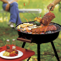 Side view of Coolbird Cooking Grate showing built-in handles