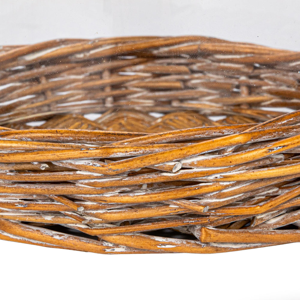 Side view of Creative Co-Op Round Glass Cloche