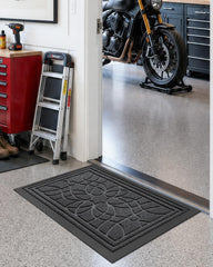 Side view of DEXI heavy-duty front door mat