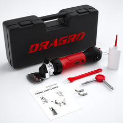 Side view of Dragro Sheep Shears with copper motor