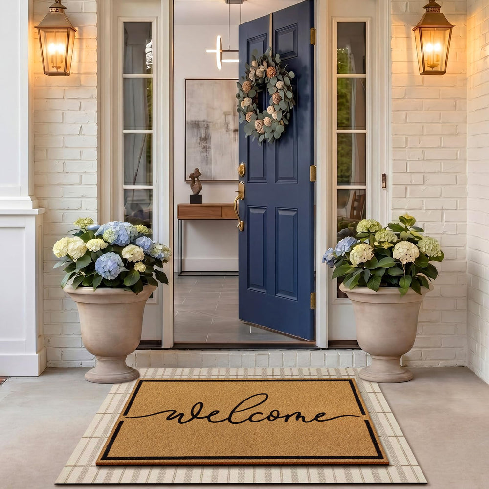 Side view of Drydiet doormat showcasing layered design