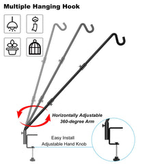 Side view of FEED GARDEN Adjustable Bird Feeder Hanger