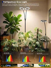 Side view of GLOWRIUM Grow Light with adjustable height