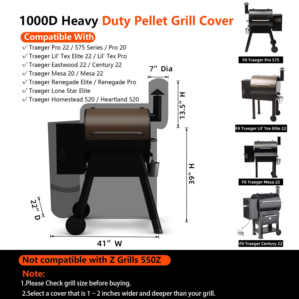Side view of GuardKove Grill Cover with zipper design