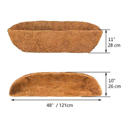 Side view of HHTHH Coco Liner illustrating its thickness