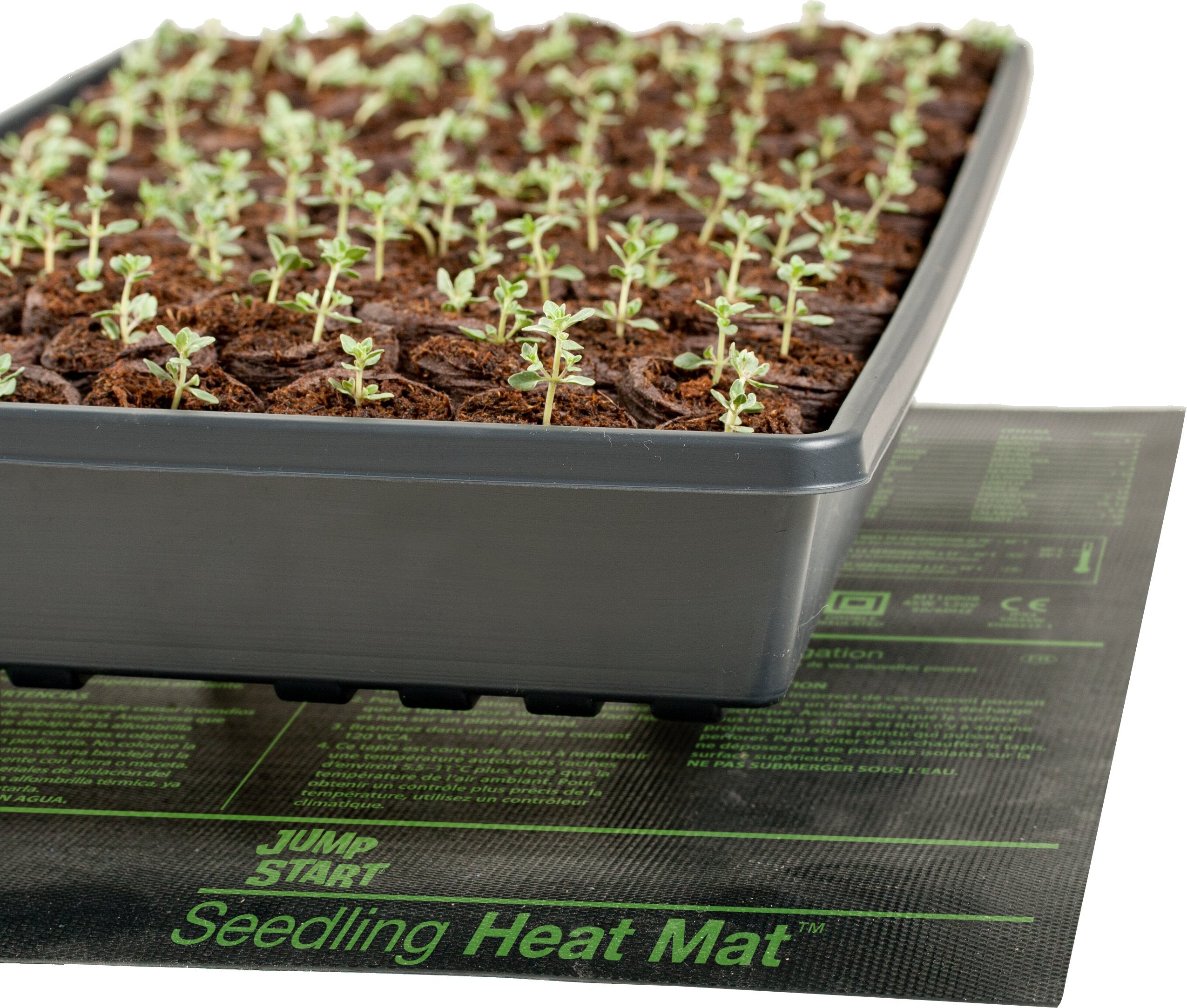 Side view of Hydrofarm Heat Mat MT10008 with details
