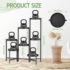 Side view of iDavosic.ly Plant Stand showcasing adjustable design