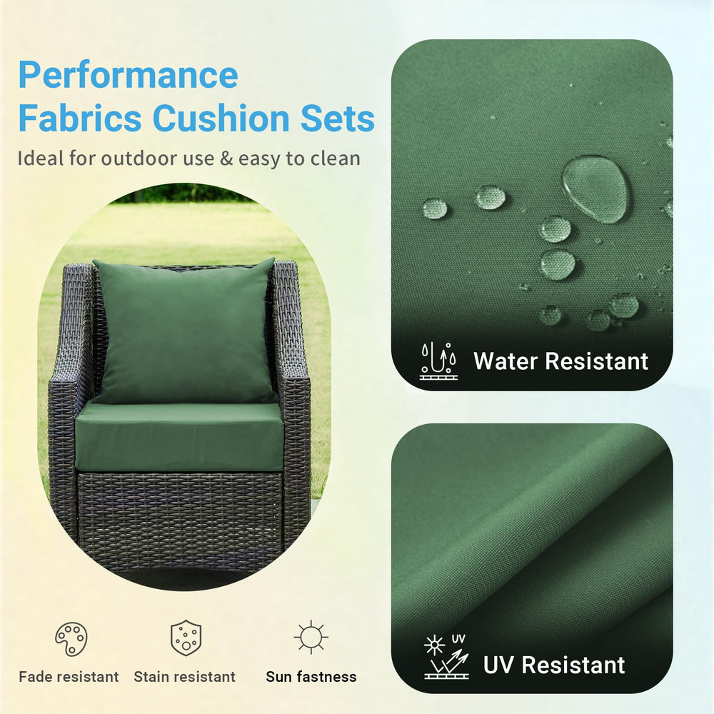 Side view of IPYNBAP Outdoor Seat Cushion