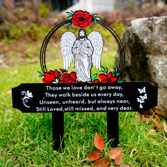 Side view of Jiasku Memorial Grave Stake