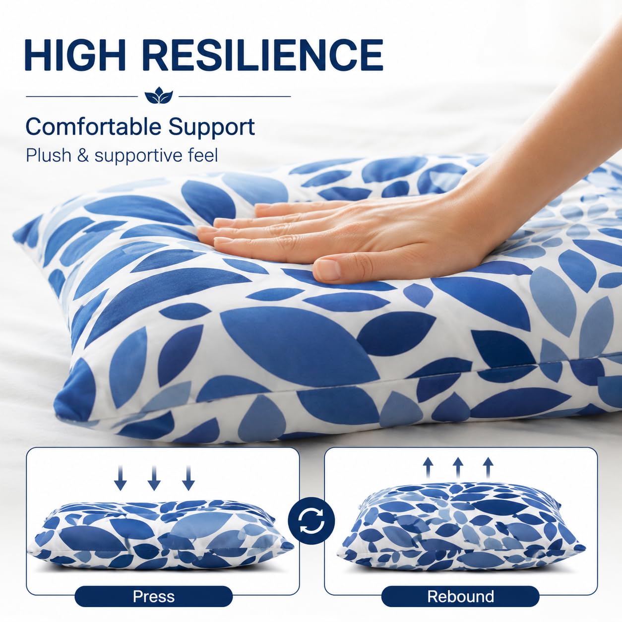 Side view of JMKaixin decorative throw pillow