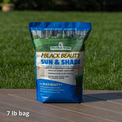 Side view of Jonathan Green Black Beauty Sun & Shade Grass Seed 7 lb