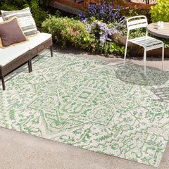Side view of JONATHAN Y Boho Medallion Area Rug 3'1" x 5'