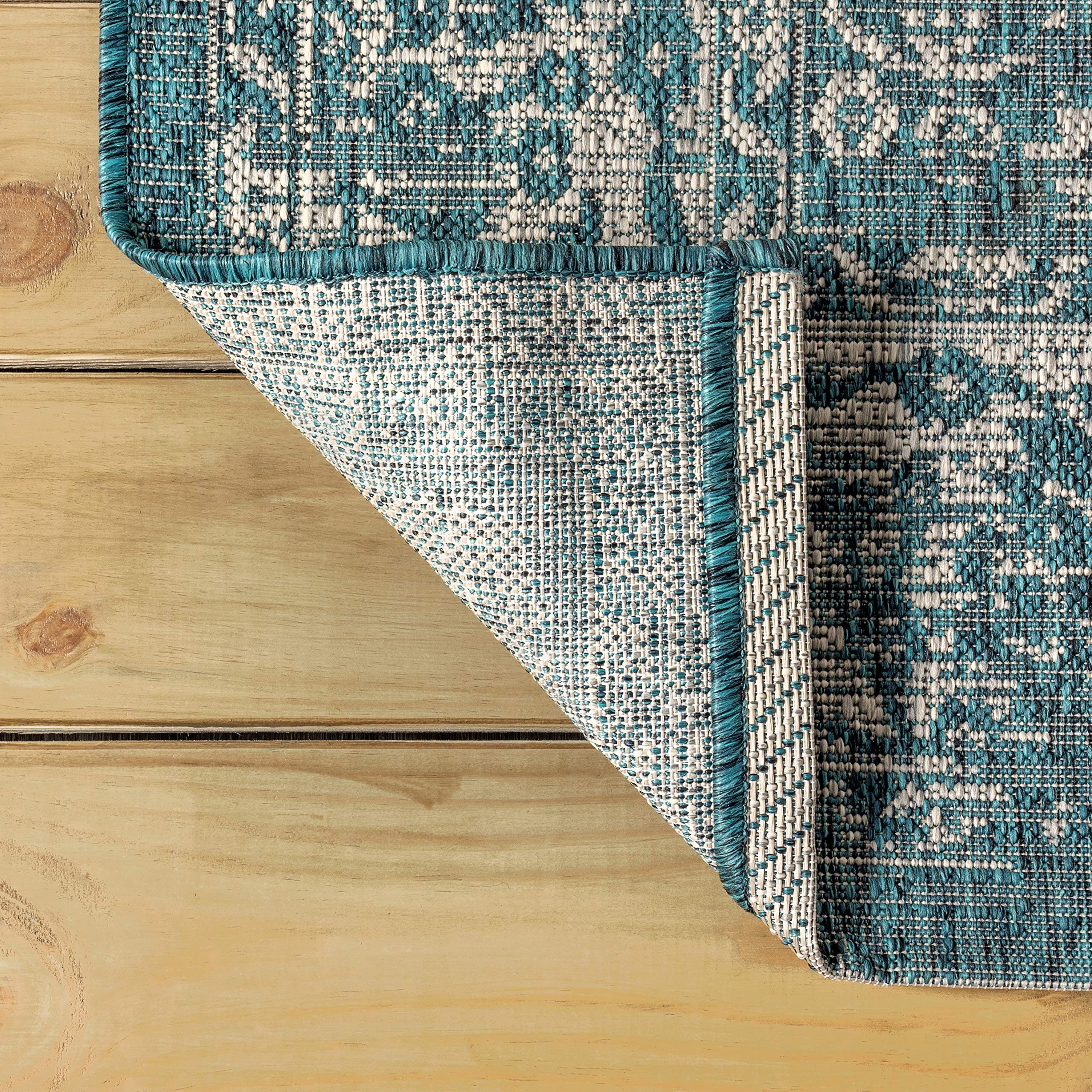 Side view of JONATHAN Y Indoor Outdoor Runner Rug
