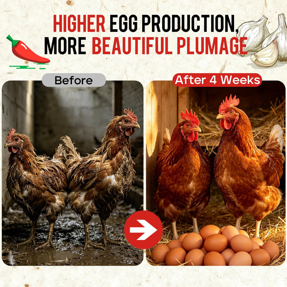 Side view of Jqely Chicken Dewormer Powder packaging