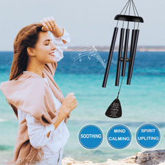 Side view of JUST FOR WIND 32 inch Memorial Wind Chimes
