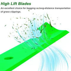 Side view of JYLEYJ high lift blade showing thickness