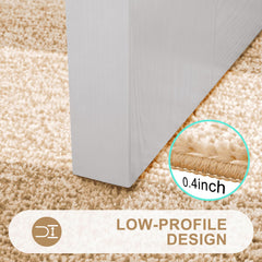 Side view of Kitinjoy doormat highlighting its low profile