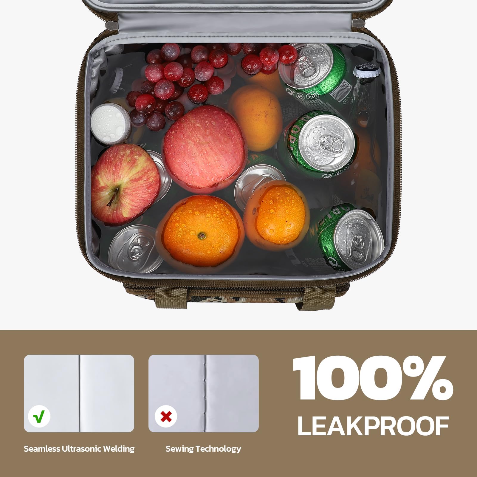 Side view of Maelstrom lunch box with adjustable strap
