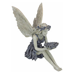 Side view of MBVBN Angel Fairy Statue showcasing intricate details