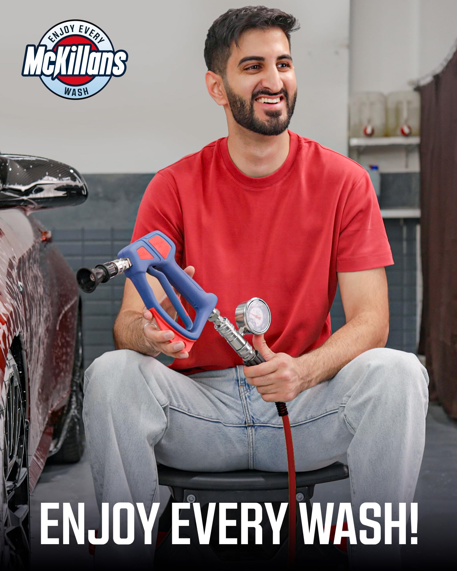 Side view of McKillans 40 Degree Pressure Washer Nozzle