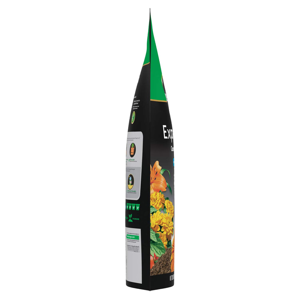 Side view of Miracle-Gro Expand 'N Gro planting mix bag