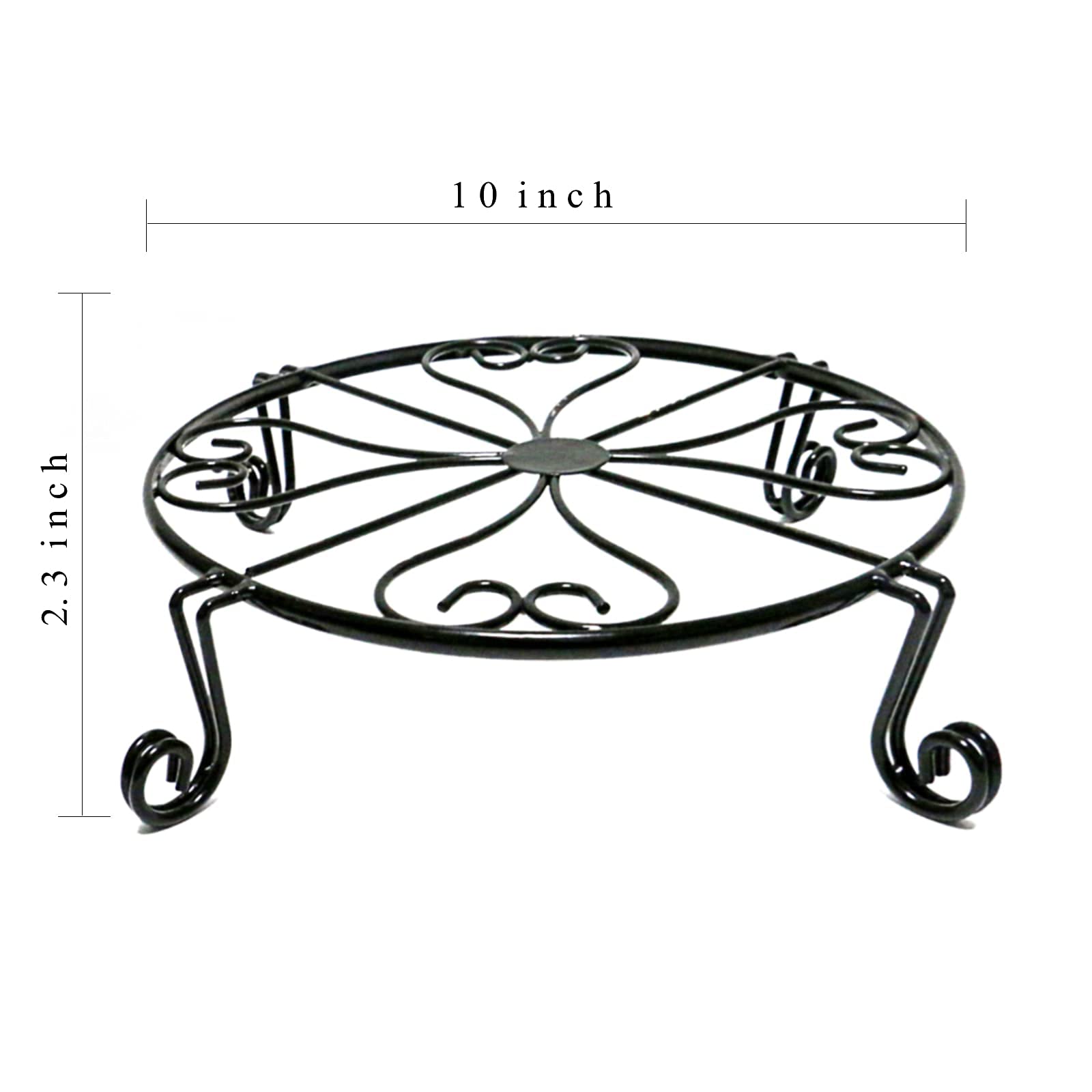 Side view of NSYOOMH plant stand outdoors