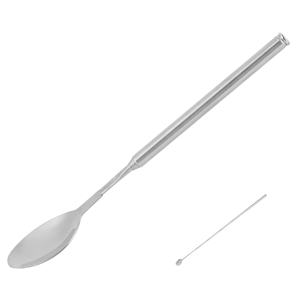 Side view of ORULA Extendable Spoon with telescopic handle