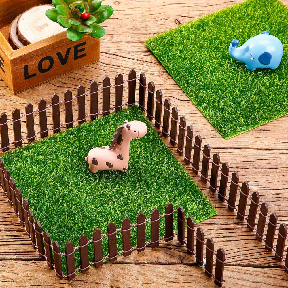 Side view of Pangda artificial grass 6 x 6 inch