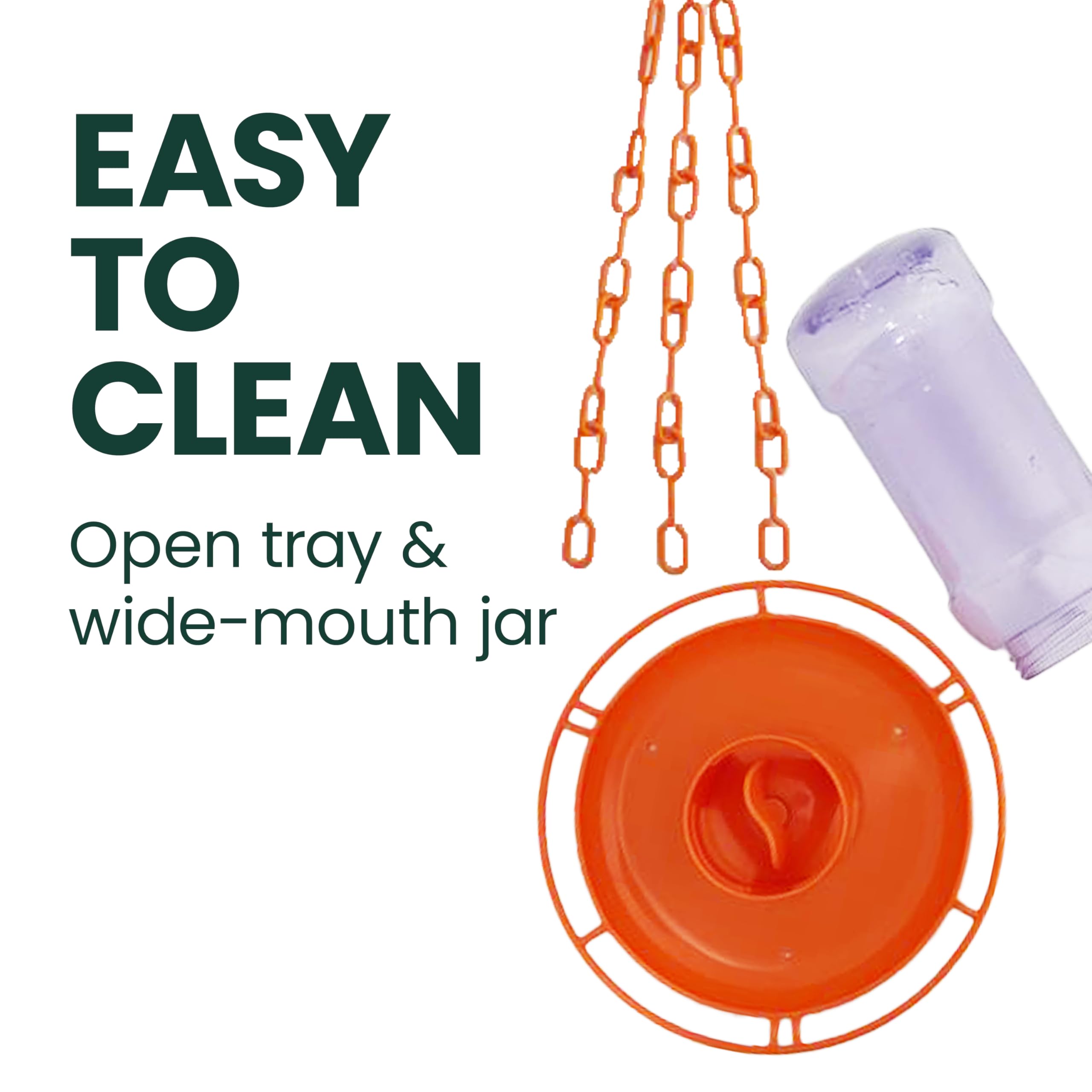 Side view of Perky-Pet Wild Oriole Jelly Bird Feeder