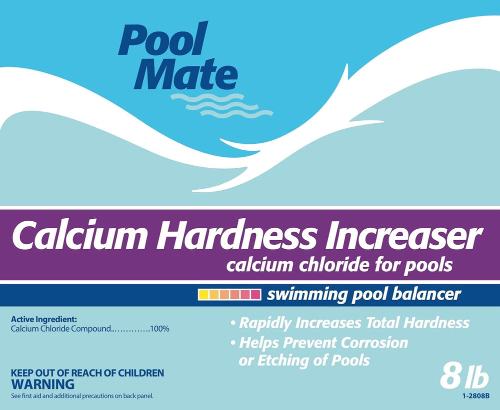Side view of Pool Mate Calcium Hardness Increaser granules