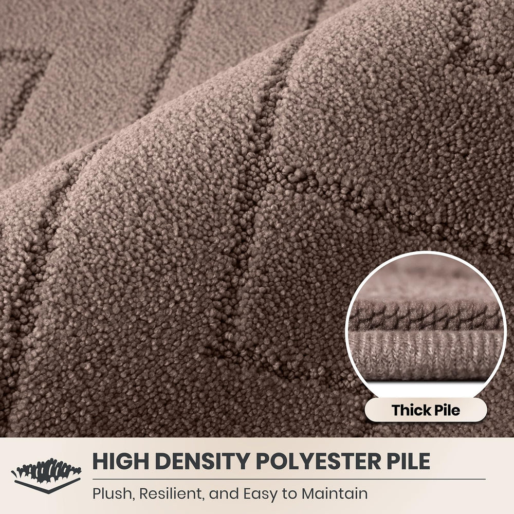 Side view of PURRUGS Dirt Trapping Door Mat highlighting the low profile