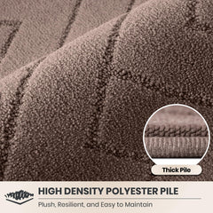 Side view of PURRUGS Dirt Trapping Door Mat highlighting the low profile