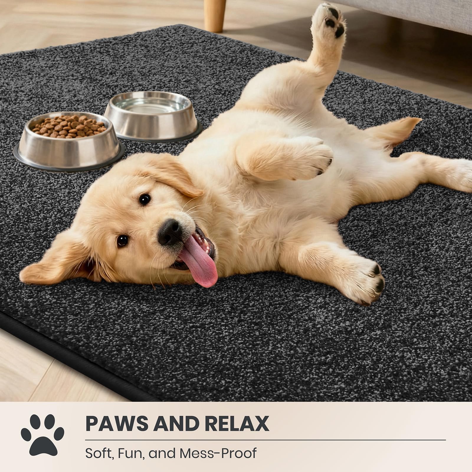Side view of PURRUGS Dirt Trapping Indoor Door Mat showing thickness