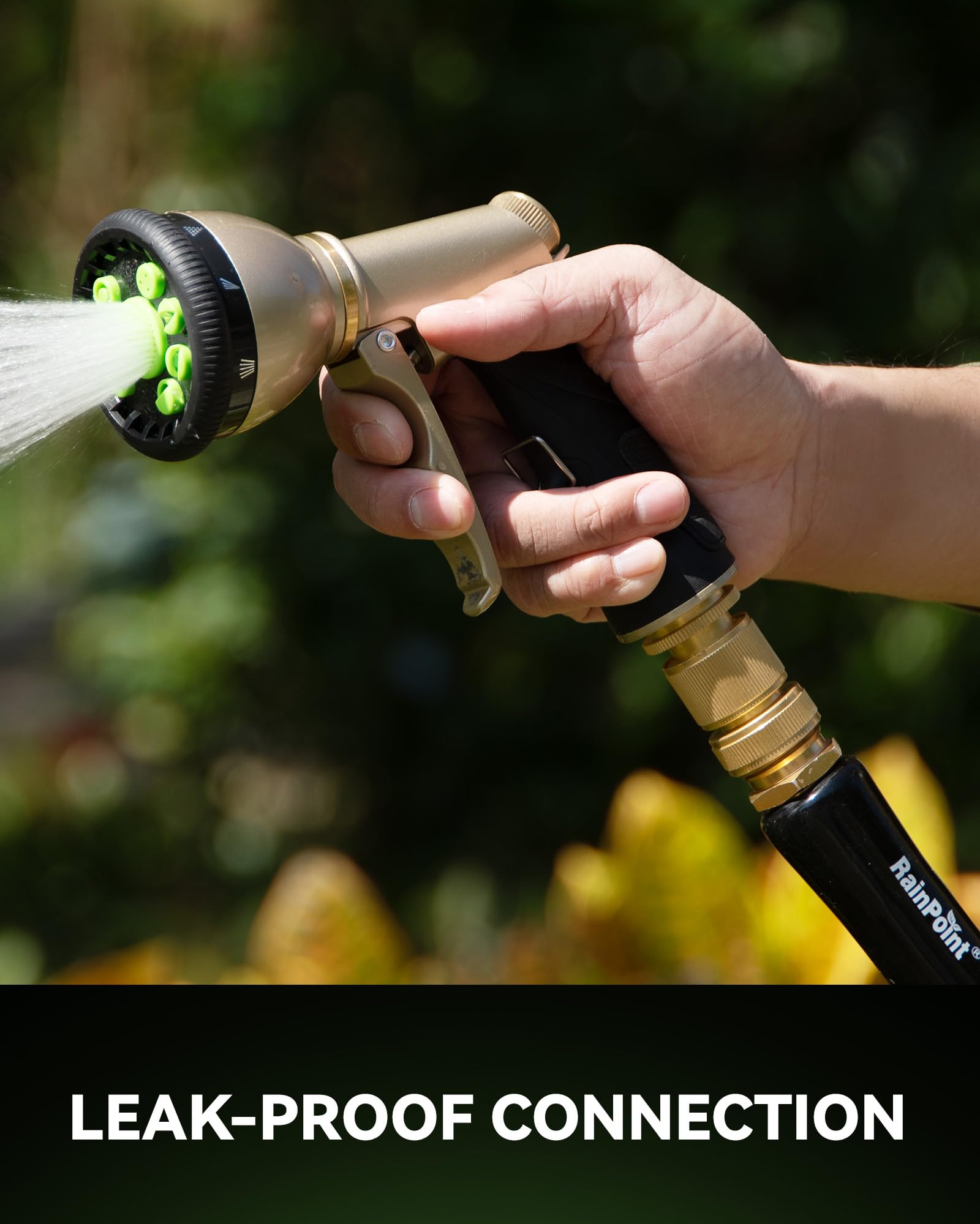 Side view of RAINPOINT Garden Hose Quick Connectors