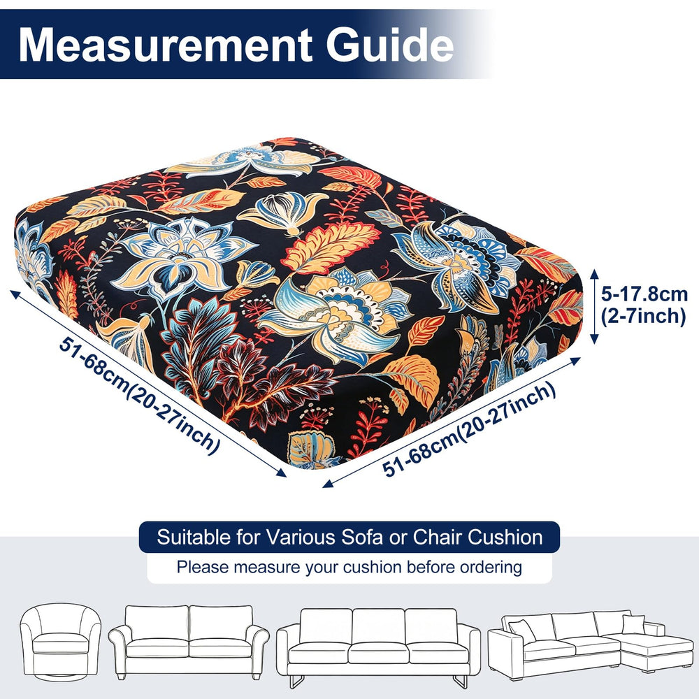 Side view of Smiry cushion cover showcasing elastic fit