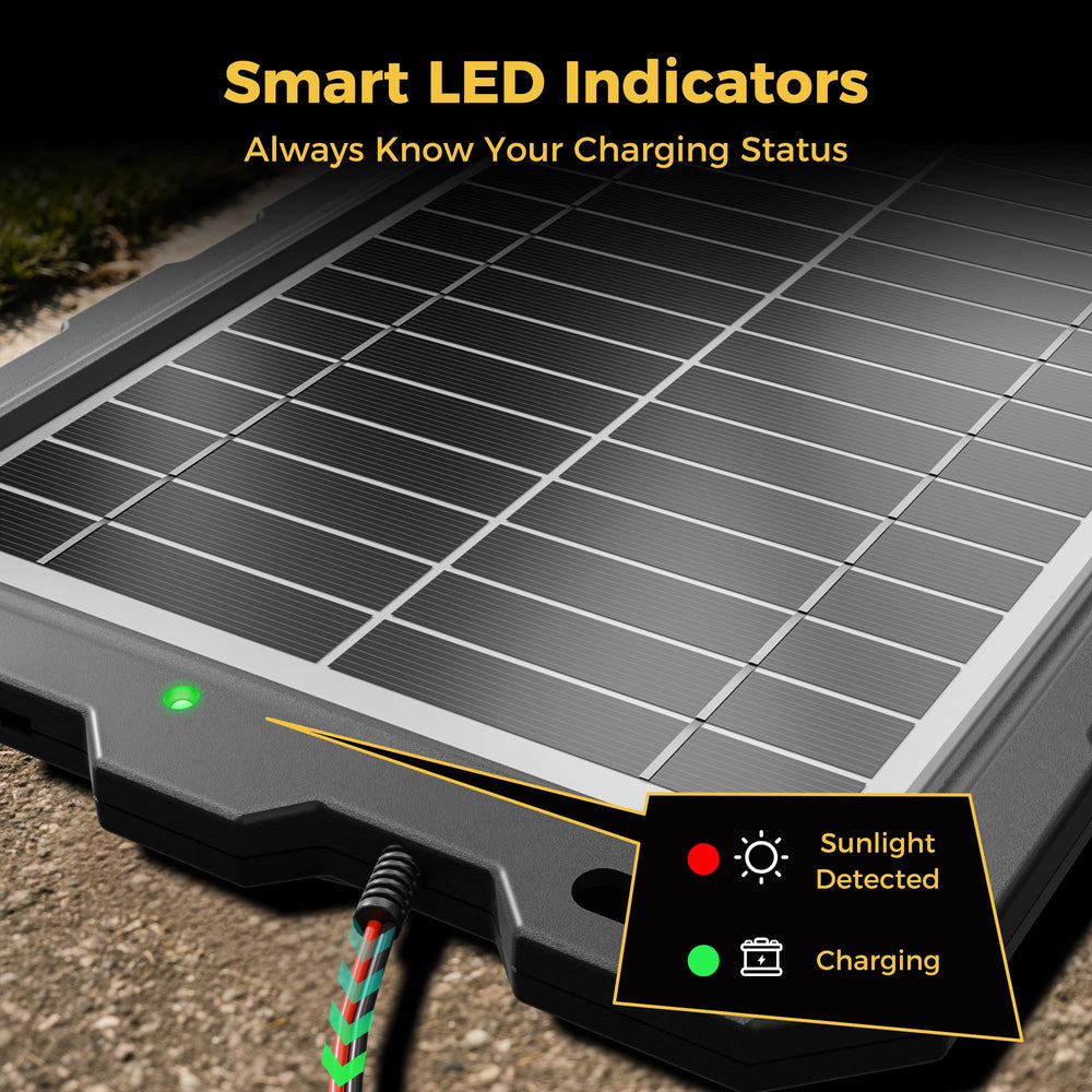 Side view of SUNAPEX 10W Solar Battery Charger
