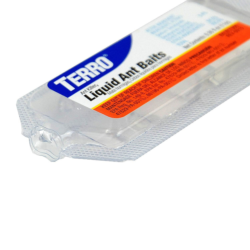 Side view of Terro T300 Liquid Ant Baits packaging