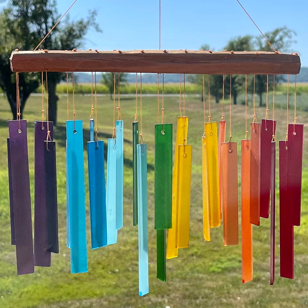 Side view of the Color Spectrum wind chime