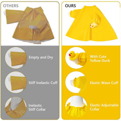 Side view of the goose outfit showcasing details