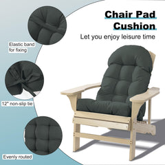 Side view of the PNP HWJIAJU Adirondack Chair Cushion showing thickness
