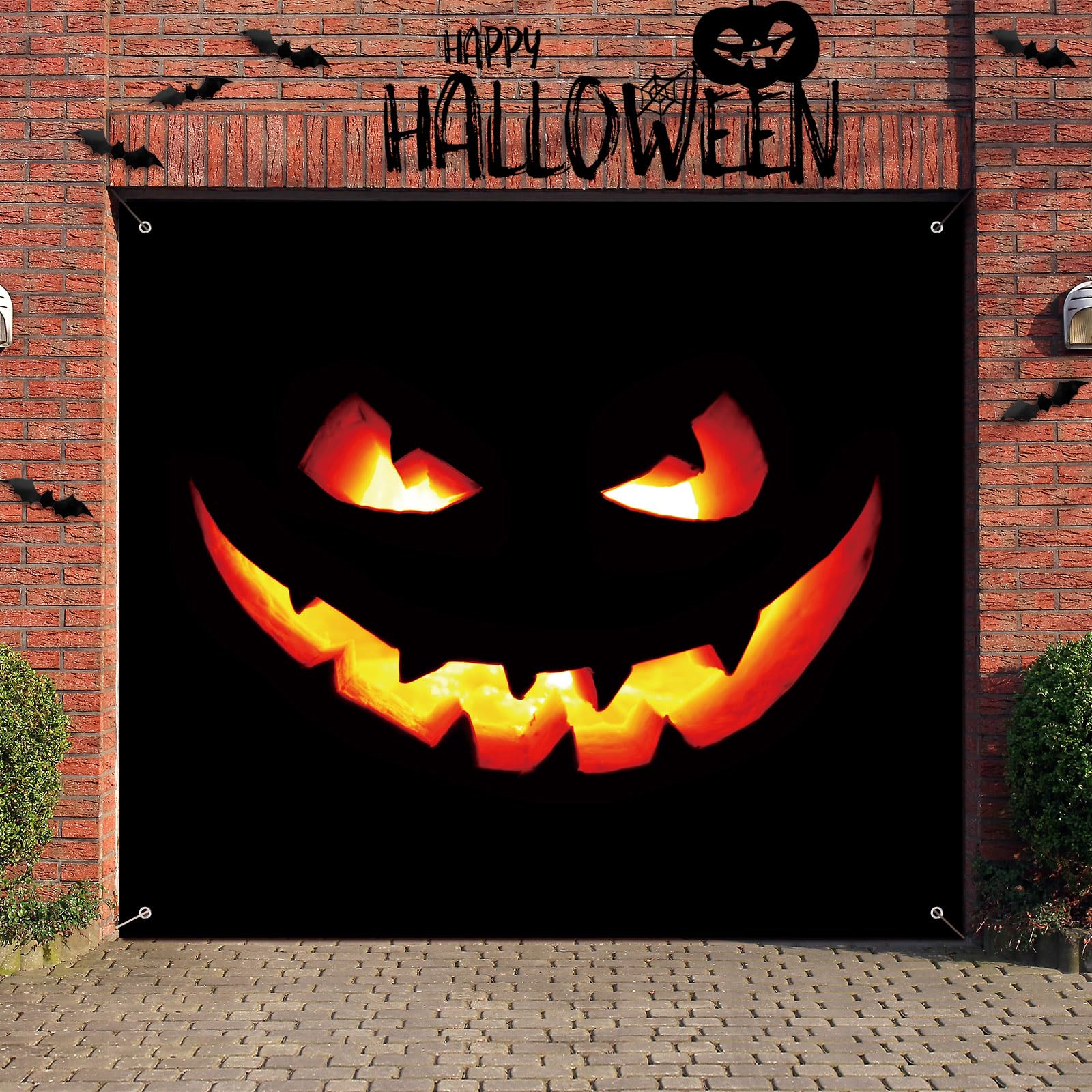 Side view of Tingjoo Halloween decoration showcasing vibrant colors